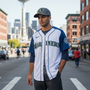Seattle Mariners New Era Gray 2025 ALDS Locker Room 9SEVENTY Stretch Fit Snapback Hat