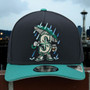 Seattle Mariners New Era Navy/Teal Cartoon With S Logo Side Patch 9FIFTY A-Frame Adjustable SnapBack Hat Seattle Mariners New Era Navy/Teal Cartoon With S Logo Side Patch 9FIFTY A-Frame Adjustable SnapBack Hat