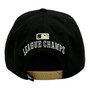 Los Angeles Dodgers New Era Black 2025 National League Champions Locker Room 9SEVENTY Stretch Fit Snapback Hat