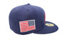 USA New Era Navy 2023 World Baseball Classic With Flag 59FIFTY Fitted Hat