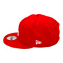 Los Angeles Dodgers New Era All Red With White Basic 9FIFTY Adjustable Snapback Hat