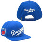 Brooklyn Dodgers Pro Standard Royal Blue Script With Health Patch Adjustable Snapback Hat