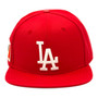 Los Angeles Dodgers Pro Standard Red Basic With Mexican Flag Patch Adjustable Snapback Hat