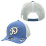 Los Angeles Dodgers New Era Sky Blue New “D” Logo 9SEVENTY Trucker Mesh Snapback Hat