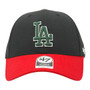 Los Angeles Dodgers 47 Brand Black/Red Basic Logo MVP Adjustable Velcro Back Hat