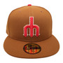 Seattle Mariners New Era All Toasted Peanut And Red Bottom 59FIFTY Fitted Hat