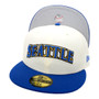 Seattle Mariners New Era "Seattle" Chrome White/Royal Blue Bill And Gray Bottom 59FIFTY Fitted Hat