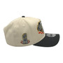 Los Angeles Dodgers New Era Cream/Charcoal 2025 World Series Champions Locker Room 9FORTY A-Frame SnapBack Hat