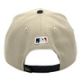 Los Angeles Dodgers New Era Cream/Charcoal 2025 World Series Champions Locker Room 9FORTY A-Frame SnapBack Hat