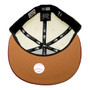 Arizona Diamondbacks New Era No Patch White Chrome/Cardinal Red With Toasted Peanut Bottom 59FIFTY Fitted Hat