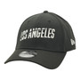 Los Angeles Dodgers New Era Black City Name 39THIRTY Stretch Fit Hat