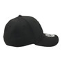 Los Angeles Dodgers New Era Black On Black Letter D With LA Logo 39THIRTY Stretch Fit Hat