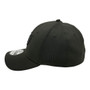 Los Angeles Dodgers New Era Black On Black Letter D With LA Logo 39THIRTY Stretch Fit Hat