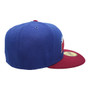 Seattle Mariners New Era "Mariners" Dark Royal Blue/Cardinal Red Brim With Sky Blue Bottom 59FIFTY Fitted Hat