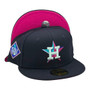 Houston Astros New Era All Navy/Hot Pink Bottom With 2017 World Series Patch On Side 59FIFTY Fitted Hat