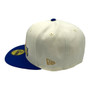 Seattle Mariners New Era Chrome White/Royal Blue Brim With Toasted Peanut Bottom 59FIFTY Fitted Hat