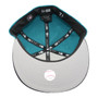 Seattle Mariners New Era Chrome White And Aqua/Navy Bill And Gray Bottom 59FIFTY Fitted Hat
