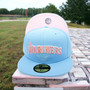 Seattle Mariners New Era "Mariners" Sky Blue And Pink Bottom 59FIFTY Fitted Hat