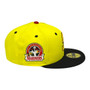 Seattle Mariners New Era Yellow/Black Bill And Black Bottom With 30th Anniversary Patch On Side 59FIFTY Fitted Hat