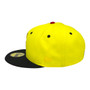Seattle Mariners New Era Yellow/Black Bill And Black Bottom With 30th Anniversary Patch On Side 59FIFTY Fitted Hat