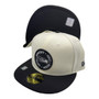 Seattle Seahawks New Era Chrome White/Black Bill With Opportunity, Equity, Freedom, And Justice Patch 59FIFTY Fitted Hat