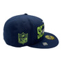 Seattle Seahawks New Era All Navy 2023 Draft 59FIFTY Fitted Hat