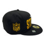 Pittsburgh Steelers New Era All Black 2023 NFL Draft 59FIFTY Fitted Hat
