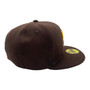San Diego Padres New Era All Brown On-Field Authentic Collection 59FIFTY Fitted Hat