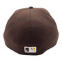 San Diego Padres New Era All Brown On-Field Authentic Collection 59FIFTY Fitted Hat