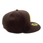 San Diego Padres New Era All Brown On-Field Authentic Collection 59FIFTY Fitted Hat