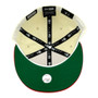 Cleveland Indian New Era Cream/Red Script Letters With 1947 All Star Patch 59FIFTY Fitted Hat