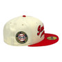 Cleveland Indians New Era Cream/Red Script Letters With 1947 All-Star Patch 59FIFTY Fitted Hat