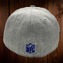 Seattle Seahawks New Era All Heather Gray With Royal Blue Inside The Seahawk With Black Bottom 59FIFTY Fitted Hat