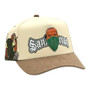 Standard King Cream/Brown Grand Theft Auto San Andreas Carl Johnson A-Frame Adjustable Snapback Hat
