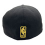 Los Angeles Lakers New Era All Black With State Metal Gold Badge 59FIFTY Fitted Hat