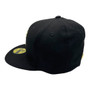 Boston Red Sox New Era All Black With Metal Gold Badge 59FIFTY Fitted Hat