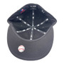 Chicago Cubs New Era All Black With Metal Gold Badge 59FIFTY Fitted Hat