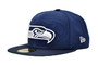 Seattle Seahawks New Era All Navy 2016 Sideline Official 59FIFTY Fitted Hat