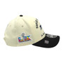 Seattle Seahawks New Era Cream/Black Super Bowl LX 9FORTY Stretch Fit Snapback Hat