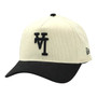 Los Angeles Dodgers New Era Corduroy Cream/Black Upside Down 9FORTY A-Frame Adjustable Snapback Hat