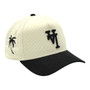 Los Angeles Dodgers New Era Corduroy Cream/Black Upside Down With Palm Trees 9FORTY A-Frame Adjustable Snapback Hat