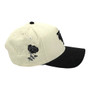 Los Angeles Dodgers New Era Corduroy Cream/Black Upside Down With Rose 9FORTY A-Frame Adjustable Snapback Hat
