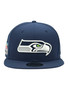 Seattle Seahawk New Era Navy Basic Super Bowl LX Champions 9FIFTY Adjustable Snapback Hat