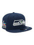Seattle Seahawk New Era Navy Basic Super Bowl LX Champions 9FIFTY Adjustable Snapback Hat