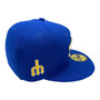 Seattle Mariners New Era All Royal Blue With Metal State Gold Badge And "M" Logo Inside 59FIFTY Fitted Hat