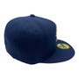 Dallas Cowboys New Era All Navy With Metal State Gold Badge 59FIFTY Fitted Hat