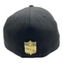 Pittsburgh Steelers New Era All Black With Gold Badge 59FIFTY Fitted Hat