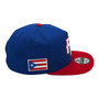 Puerto Rico New Era Royal Blue/Red 2026 World Baseball Classic With Flag 9FIFTY A-Frame Adjustable Snapback Hat