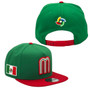 Mexico New Era Green/Red World Baseball Classic With Flag 9FIFTY A-Frame Adjustable Snapback Hat