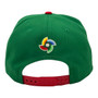 Mexico New Era Green/Red World Baseball Classic With Flag 9FIFTY A-Frame Adjustable Snapback Hat